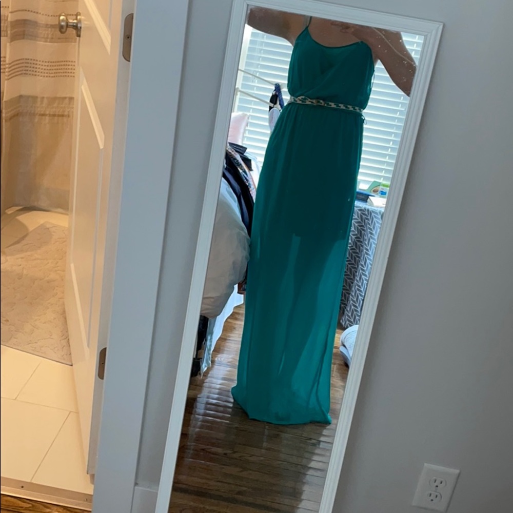 Blue dress